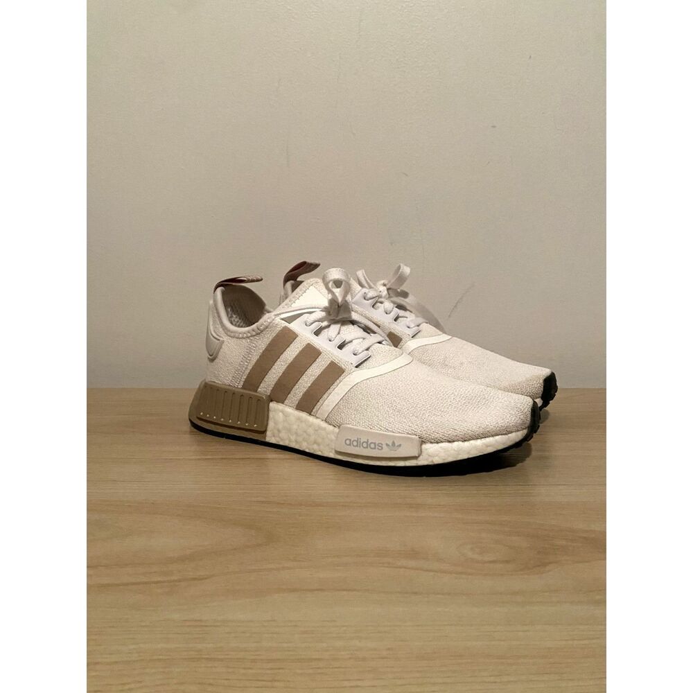 Adidas NMD_R1 W Women’s 6.5 Cream Tan Boost Sneakers – FV2475 – w/ Original Box